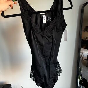 Black one piece intimate